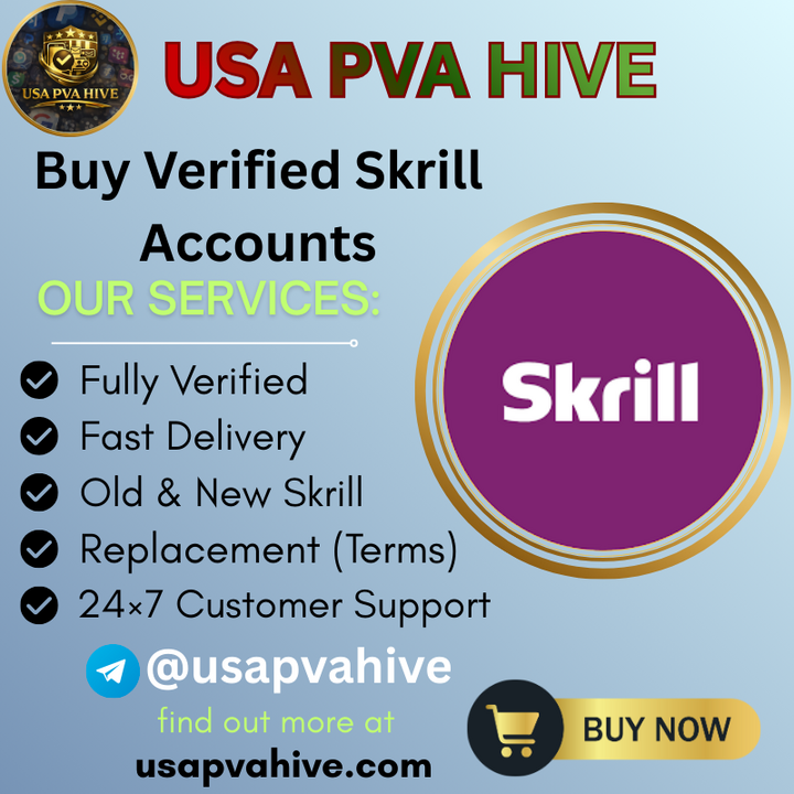 Buy Verified Skrill Accounts | Secure Digital Wallet Access
