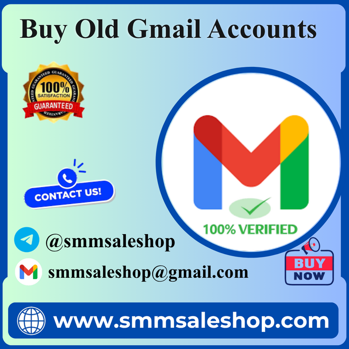 Buy Old Gmail Accounts - Buy Aged Gmail Accounts