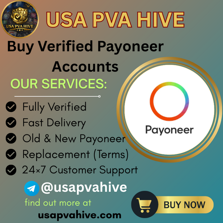 Buy Verified Payoneer Accounts | Secure Global Payment Acces
