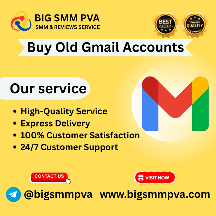Buy Old Gmail Accounts - Aged, Safe &amp; Fully Verified