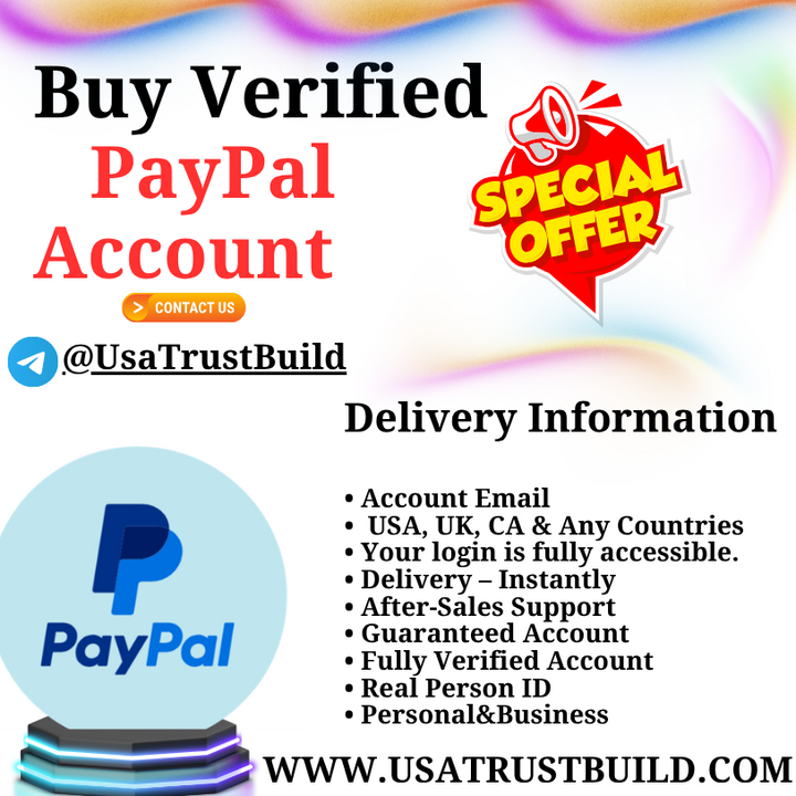 Buy Verified PayPal Accounts - USA Trust Build