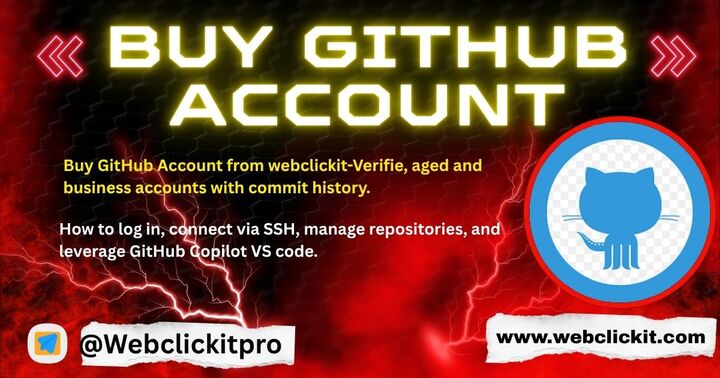 Buy GitHub Account- Buy GitHub Copilot With Commit History - Web