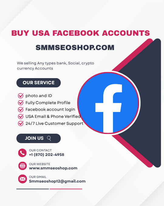 Buy USA Facebook Accounts - 100% Quick Delivery Service