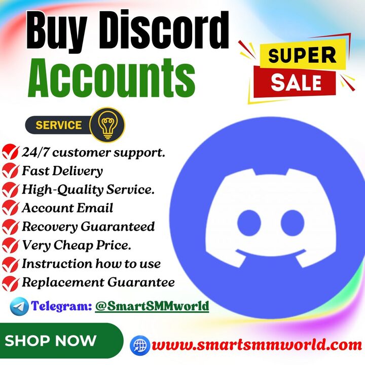 Buy Discord Accounts - smartsmmworld.com