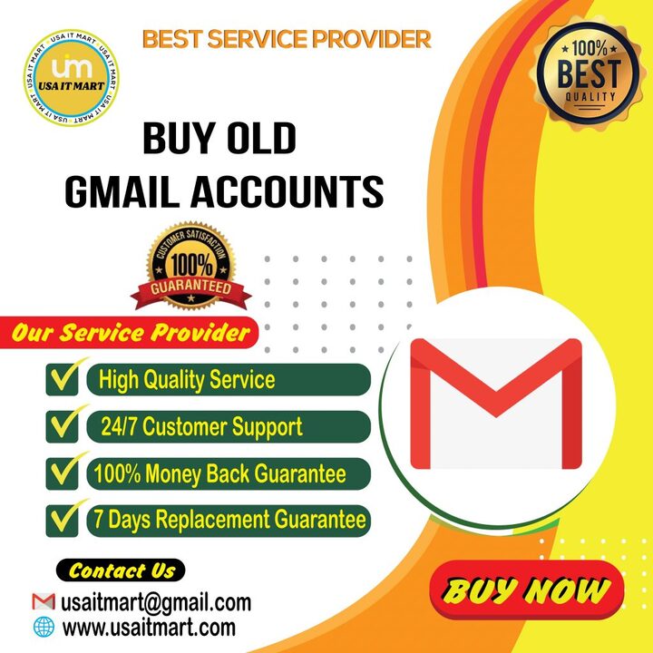 Buy Old Gmail Accounts - Cheap,Reliable With 100% Guarantee