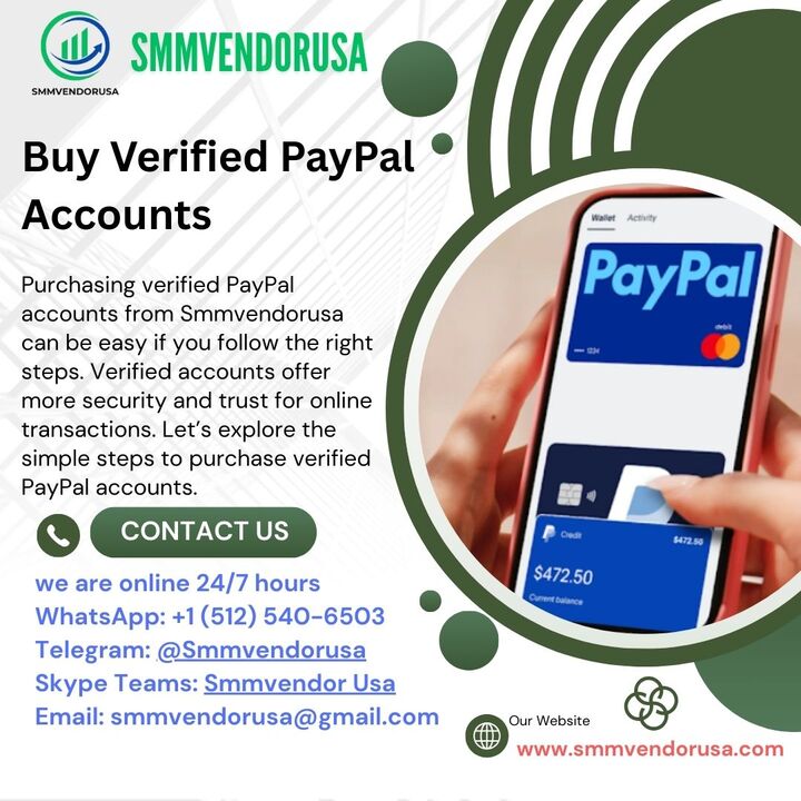 Buy Verified PayPal Accounts - 100% Quick Delivery Service